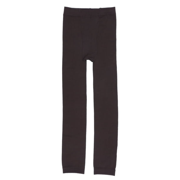 Kids Girl Winter Warm Velvet Lined Full Length Stretchy Leggings Pants 3-12Years